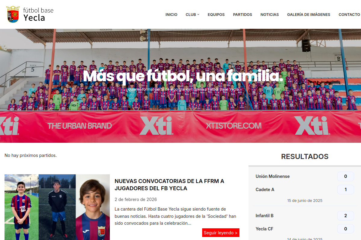 Fútbol Base Yecla